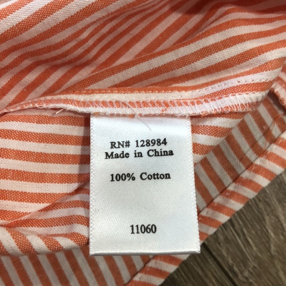 NWT! - CHRISTINE & TAYLOR 100% Cotton Pinstripe Halter Top - Picture 4 of 9